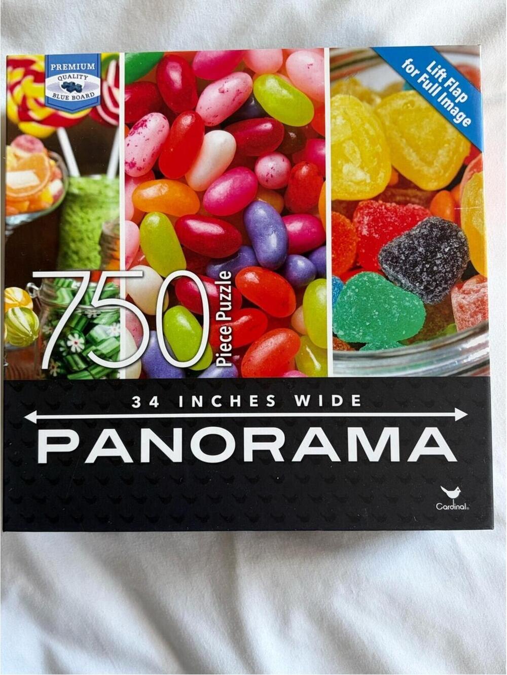 Cardinal Panorama 750-Piece Puzzle - Colorful Candy (Multicolor)